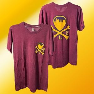 City of Cleveland - Jolly Roger and Skyline - Women’s Medium T-Shirt